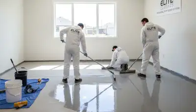 Professional epoxy floor coating installation in Memphis TN for garages and commercial spaces