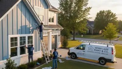 Professional house painters in Memphis TN providing expert exterior home painting services