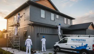 Professional siding painting on Memphis, TN home with durable, weather-resistant exterior finish