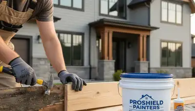 Professional wood rot repair on Memphis, TN home exterior by expert local painting contractors