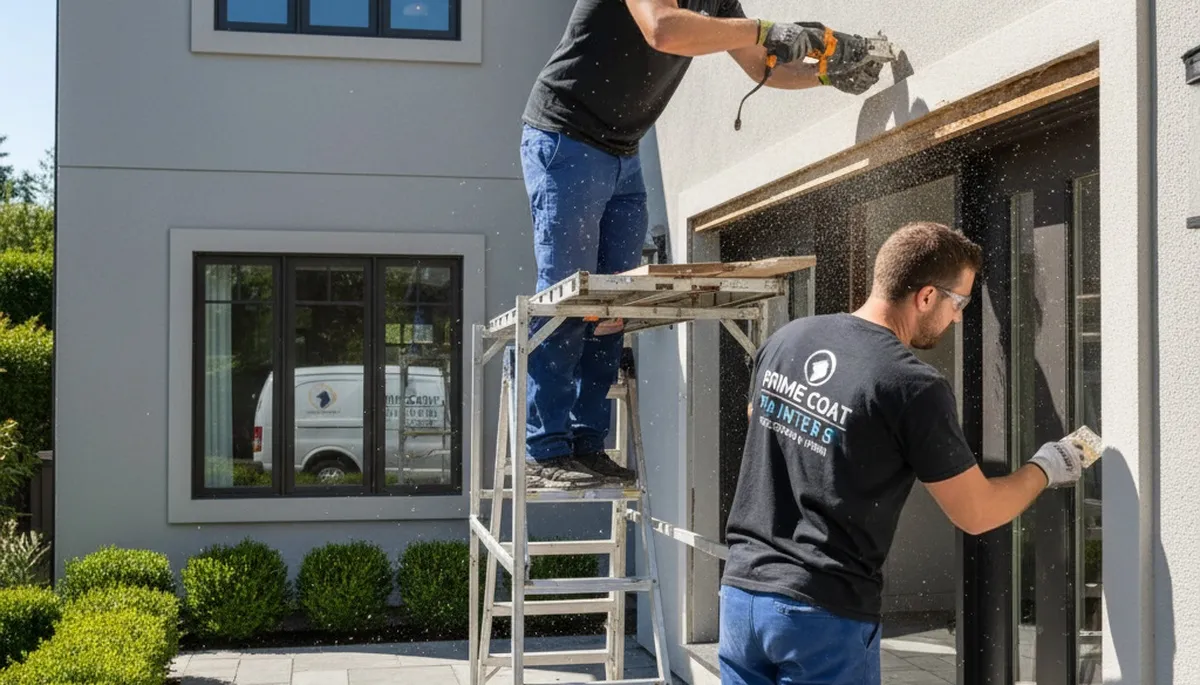 Professional wood rot repair on Memphis TN home exterior by expert house painters