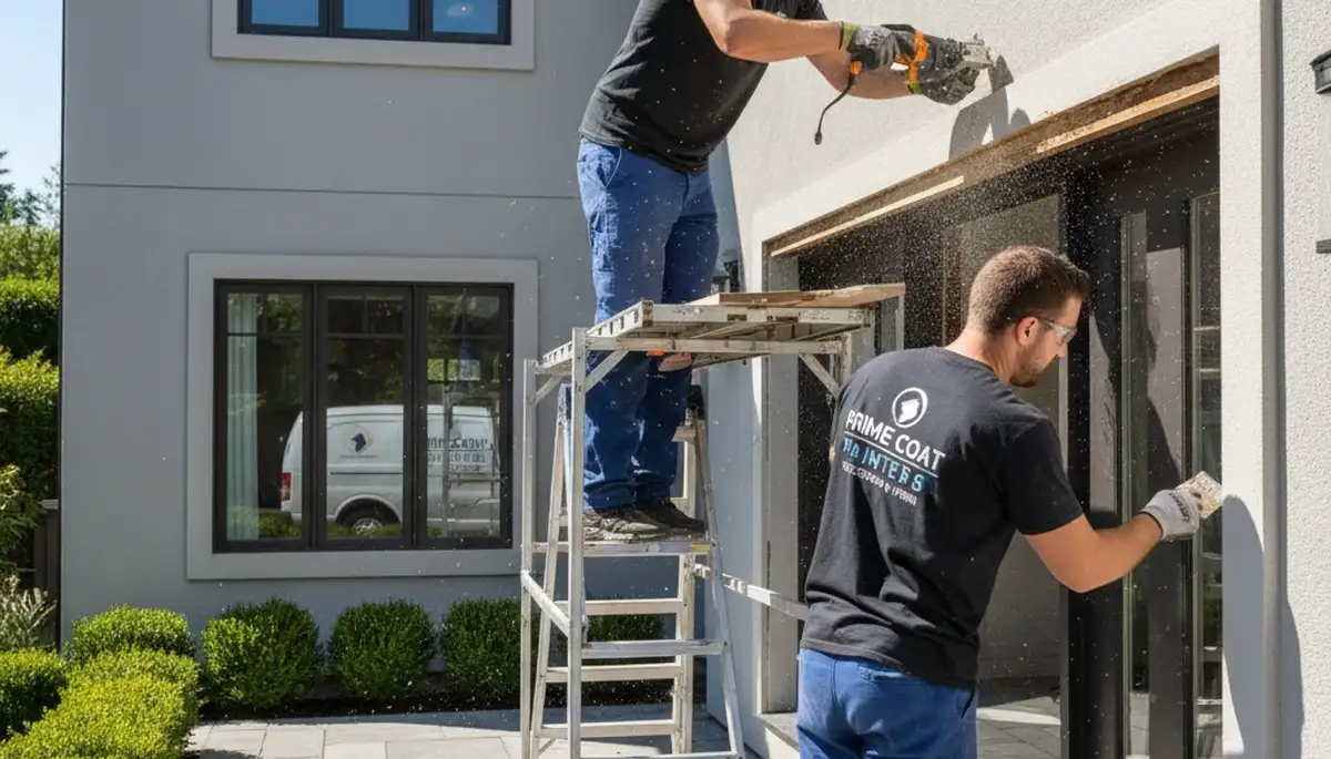 Professional wood rot repair on Memphis TN home exterior by expert house painters